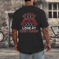 Love At First Punch Professional Boxer Muay Thai Boxing Men's Back Print T-Shirt