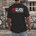 Martial Arts Muay Thai Men's Back Print T-Shirt