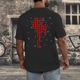 Matching Muay Thai Martial Arts Christmas Pajama Men's Back Print T-Shirt