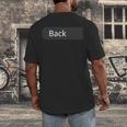 Muay Thai Art Of 8 Limbs Back Print Men's Back Print T-Shirt