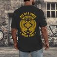 Muay Thai Art Of 8 Limbs Thai Boxing Men's Back Print T-Shirt Muay Thai Art Of 8 Limbs Thai Boxing Men's Back Print T-Shirt