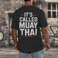 Muay Thai Condition Humor Lifestyle Identity Training Men's Back Print T-Shirt