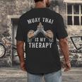 Muay Thai Fighter Martial Arts Sport Muay Thai Men's Back Print T-Shirt