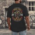 Muay Thai Fighter Training Thai Boxing Coach Men's Back Print T-Shirt Muay Thai Fighter Training Thai Boxing Coach Men's Back Print T-Shirt