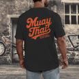 Muay Thai Fighting Muay Thai Coach Men's Back Print T-Shirt Muay Thai Fighting Muay Thai Coach Men's Back Print T-Shirt