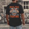 Muay Thai Fighting MMA Thai Boxing Mixed Martial Arts Men's Back Print T-Shirt Muay Thai Fighting MMA Thai Boxing Mixed Martial Arts Men's Back Print T-Shirt