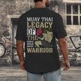 Muay Thai Legacy Of The Warrior Muay Thai Men's Back Print T-Shirt