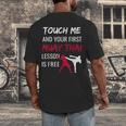 Muay Thai Martial Arts Combat Sports Self Defense Men's Back Print T-Shirt