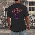 Muay Thai Martial Arts Kickboxer Women Girls Kickboxing Men's Back Print T-Shirt