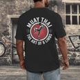 Muay Thai For Men Women Kids Mixed Martial Arts Men's Back Print T-Shirt
