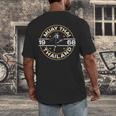 Muay Thai Thailand Fighter Fighting Combat 1969 Thai Boxing Men's Back Print T-Shirt