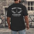 Muay Thai Twin Tigers MMA Warrior Fight Shirt Men's Back Print T-Shirt