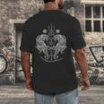 Sak Yant Thai Tattoo Twin Tiger For Muay Thai Fighter Boxing Men's Back Print T-Shirt Sak Yant Thai Tattoo Twin Tiger For Muay Thai Fighter Boxing Men's Back Print T-Shirt