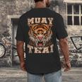 Tiger Asia Ninja Muay Thai Men's Back Print T-Shirt Tiger Asia Ninja Muay Thai Men's Back Print T-Shirt