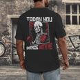 Today You Dance With Me Professional Boxer Muay Thai Boxing Men's Back Print T-Shirt