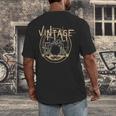 Vintage Drum Kit Men's Back Print T-Shirt