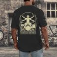 Vitruvian Drummer Drum Kit Music Lover Musician Men Men's Back Print T-Shirt