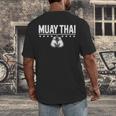 Women's Cute Muay Thai Art For Men Women Kids Muay Thai Lovers Men's Back Print T-Shirt