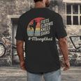 Women's Muay Thai Martial Arts Fighter Retro Vintage Sunset Graphic Men's Back Print T-Shirt Women's Muay Thai Martial Arts Fighter Retro Vintage Sunset Graphic Men's Back Print T-Shirt