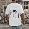 Boxing Chinese Hanzi Muay Thai Kickboxer Fan Boxing Men's Back Print T-Shirt
