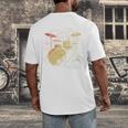 Drum Kit Retrowave Drums Men's Back Print T-Shirt Drum Kit Retrowave Drums Men's Back Print T-Shirt