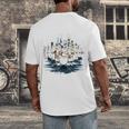 Drumset Drum Kit Music Drummer Drumming Men's Back Print T-Shirt Drumset Drum Kit Music Drummer Drumming Men's Back Print T-Shirt