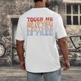 Your First Muay Thai Lecture Is Free Thai Boxing Trainer Men's Back Print T-Shirt