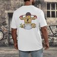 Kickboxing Muay Thai Training Fitness Baby Love Mommy Men's Back Print T-Shirt