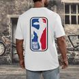 Muay Thai Fighter Retro Kickboxing MMA Training Men's Back Print T-Shirt