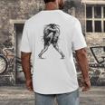 Muay Thai Kickboxing Nak Muay Thai Boxing Fighter Men's Back Print T-Shirt Muay Thai Kickboxing Nak Muay Thai Boxing Fighter Men's Back Print T-Shirt