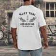 Muay Thai Twin Tigers MMA Warrior Fight Men's Back Print T-Shirt