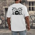 Retro Drum Kit Men's Back Print T-Shirt Retro Drum Kit Men's Back Print T-Shirt