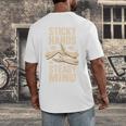 Sticky Hands Steady Mind Muay Thai Boxing Men's Back Print T-Shirt