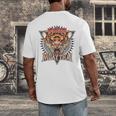 Tigar Muay Thai MMA Vintage Kickboxing Training Men's Back Print T-Shirt