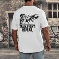Train Fight Repeat Nak Muay Thai Boxing Fighter Raglan Baseball Tee Men's Back Print T-Shirt Train Fight Repeat Nak Muay Thai Boxing Fighter Raglan Baseball Tee Men's Back Print T-Shirt