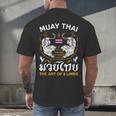 The Art Of 8 Limbs Sak Yant Tiger Muay Thai Men's Back Print T-Shirt