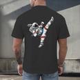 Astronaut Muay Thai Fighter Space Martial Arts Men Women Kid Men's Back Print T-Shirt