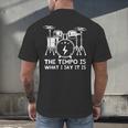 Best Drum For Men Women Drummer Drum Kit Drumming Men's Back Print T-Shirt Best Drum For Men Women Drummer Drum Kit Drumming Men's Back Print T-Shirt