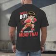 Boys Muay Thai Men's Back Print T-Shirt Boys Muay Thai Men's Back Print T-Shirt