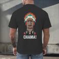 Chama Fighter MMA Fan JJB Boxing Muay Thai Kickboxing Men's Back Print T-Shirt