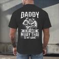 Daddy Is My Name Muay Thai Is My Game Muay Thai Dad Men's Back Print T-Shirt