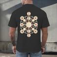 Drummer Drum Kit Mandala Percussionist Music Lover Men's Back Print T-Shirt