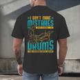 Drummer Drummer Drum Kit Men's Back Print T-Shirt Drummer Drummer Drum Kit Men's Back Print T-Shirt
