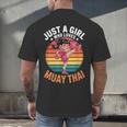 Girls Muay Thai Men's Back Print T-Shirt Girls Muay Thai Men's Back Print T-Shirt