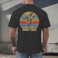 Great Muay Thai Kickboxing Martial Artist Thailand Men's Back Print T-Shirt