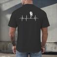 My Heart Beats For Muay Thai Martial Artist Men's Back Print T-Shirt