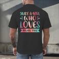 Just a Girl Who Loves Muay Thai Men's Back Print T-Shirt Just a Girl Who Loves Muay Thai Men's Back Print T-Shirt
