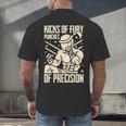 Kicks Of Fury Punches Of Precision Muay Thai Men's Back Print T-Shirt Kicks Of Fury Punches Of Precision Muay Thai Men's Back Print T-Shirt