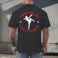 I Know I Hit Like A Girl Try To Keep Up Muay Thai Boxing Men's Back Print T-Shirt