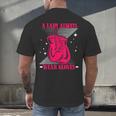 A Lady Always Wear Gloves Kickboxer Fan Muay Thai Boxing Men's Back Print T-Shirt A Lady Always Wear Gloves Kickboxer Fan Muay Thai Boxing Men's Back Print T-Shirt